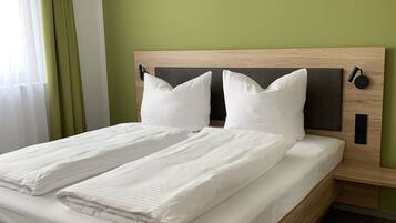 Double Room | Premium bedding, desk, laptop workspace, blackout drapes