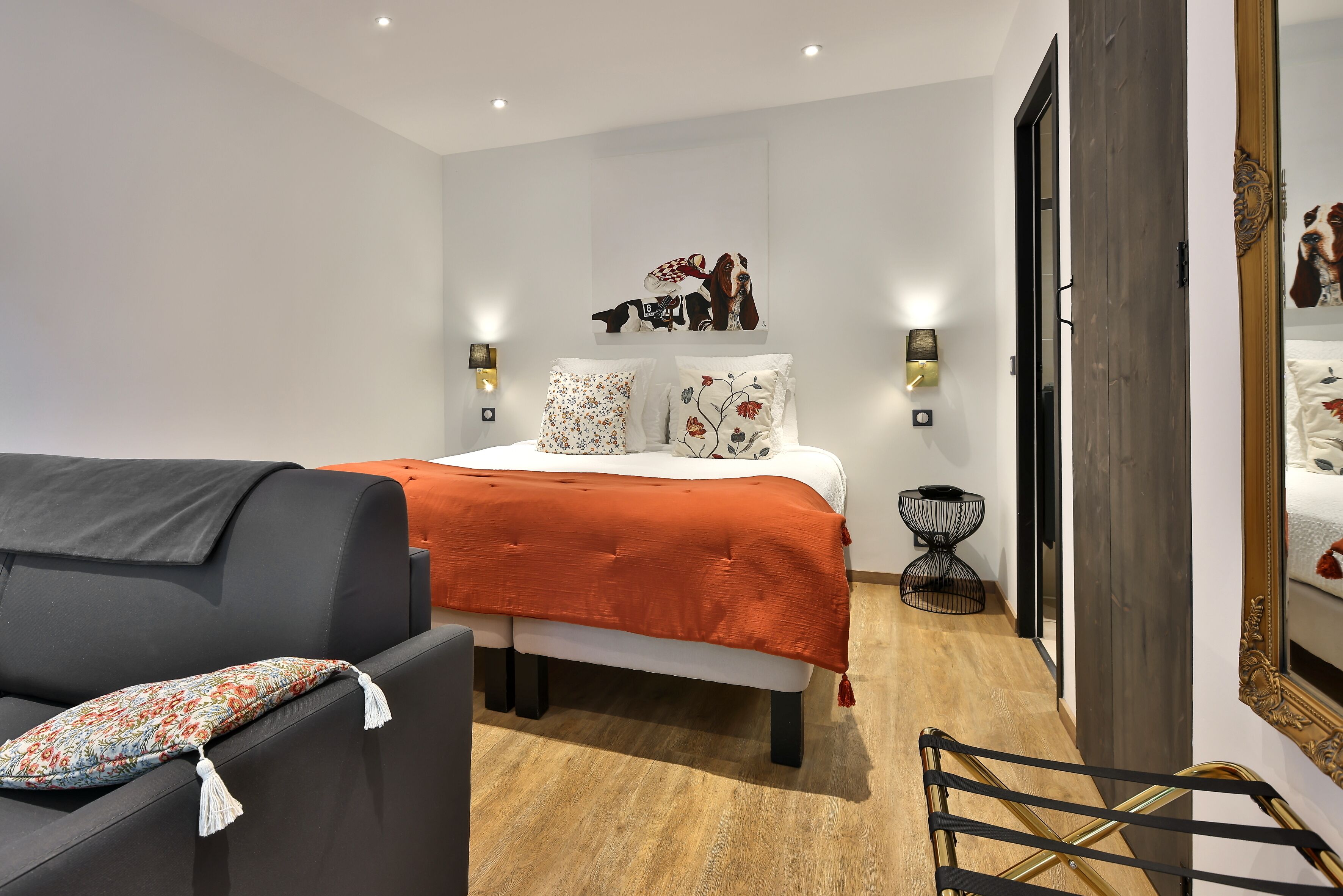 Comfort-Studio, 1 King-Bett, Gartenblick