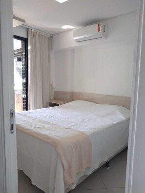 2 makuuhuonetta, silitysrauta/-lauta, vauvan matkasänky, ilmainen Wi-Fi