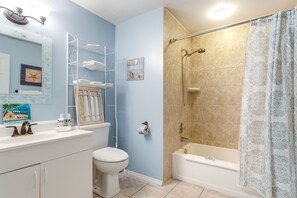 Premium Condo, 1 Bedroom, Partial Ocean View | Bathroom