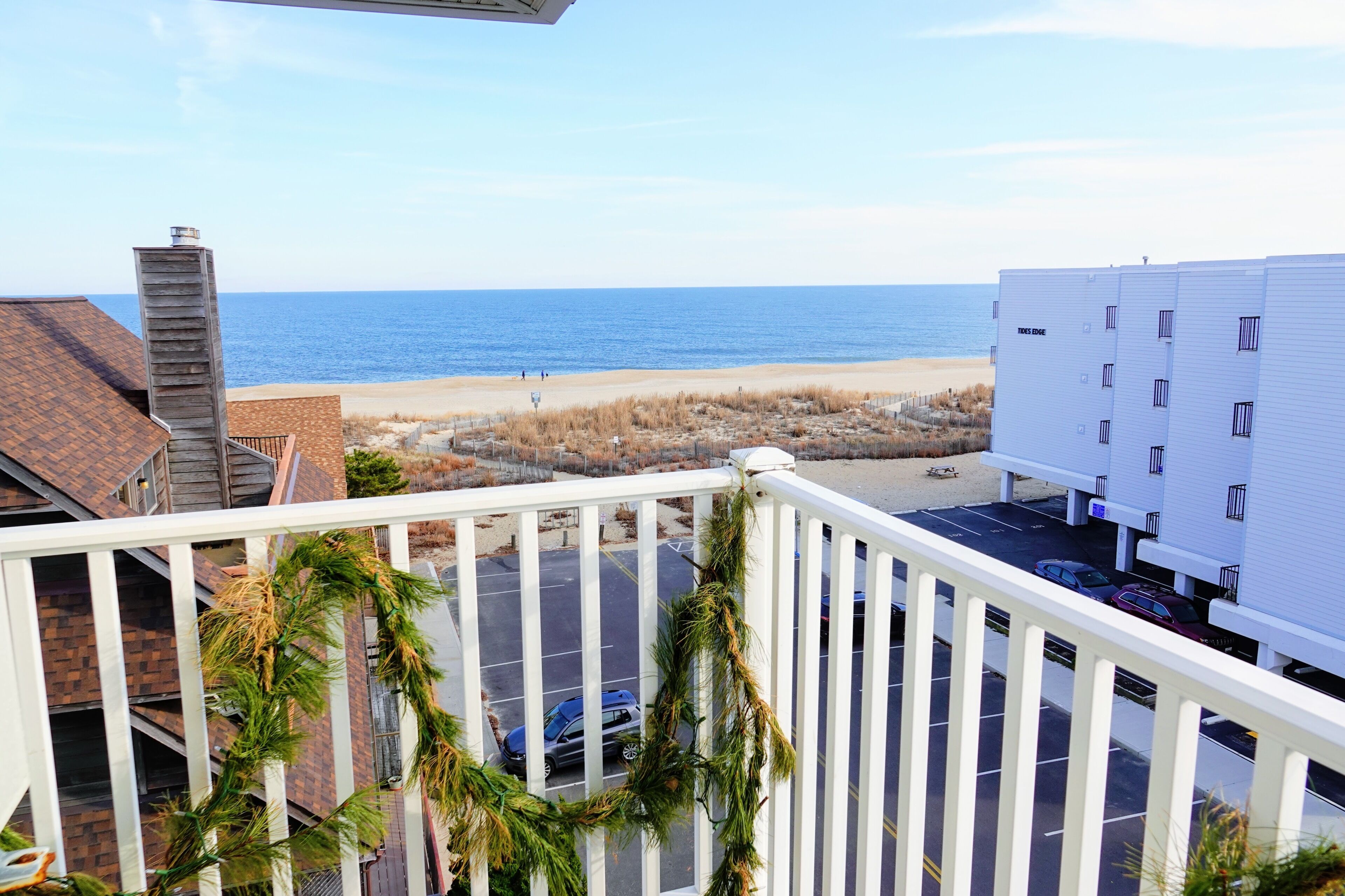 Leilighet – premium, 1 soverom, delvis havutsikt | Utsikt fra balkong