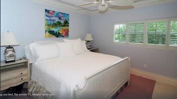 4 bedrooms, iron/ironing board, travel crib, WiFi