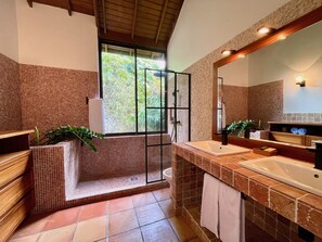 Superior Room (Pool) | Bathroom | Shower, towels - The Paradise Peak - Adults Only (Marigot)