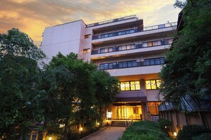 Front of property – evening/night