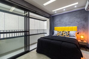 1 bedroom, WiFi, bed sheets - Bela Vista - Modern Studio Near Paulista (Bela Vista)