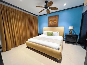 2 bedrooms, in-room safe, iron/ironing board, WiFi