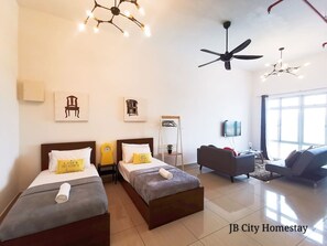 1 bedroom, iron/ironing board, free WiFi, bed sheets