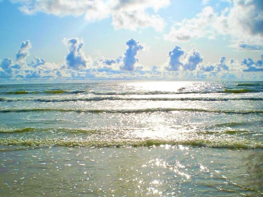 Beach nearby, white sand