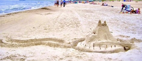 Beach nearby, white sand