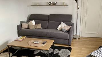 Een televisie en boeken