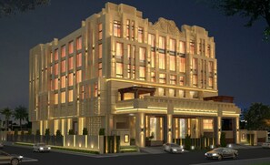 Façade de l’hébergement - soirée/nuit