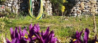 Large stone house with flair in Drôme provençale