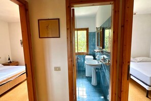 Dusch, bidé och handdukar