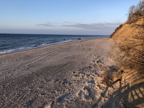 Vlak bij het strand