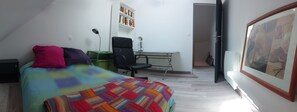 2 chambres, Wi-Fi, literie fournie