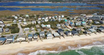 Your Ultimate Retreat – Steps from Beach with PVT Heated Pool, Slide & Hot Tub!