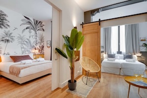 2 slaapkamers, een strijkplank/strijkijzer, gratis wifi, beddengoed