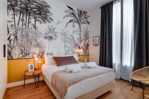 2 bedrooms, desk, iron/ironing board, free WiFi