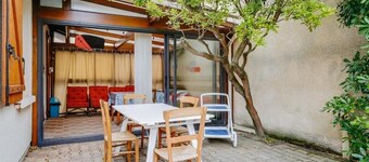 A 400 m de la plage, appartement 5 pers. avec jardin privatif