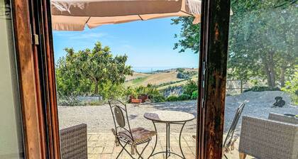 Lovely apartment in villa with WIFI, A/C, hot tub, pool, TV, patio, pets allowed and panoramic v...