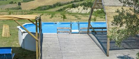 Eigentum, Baum, Schwimmbad, Grundeigentum, Haus, Gras, Landschaft, Zuhause, Freizeit, Urlaub