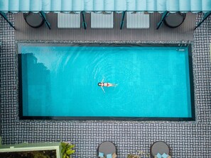 Indoor pool, outdoor pool