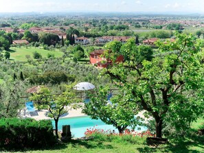 Pool - Stunning private villa for 8 guests with private pool, WIFI, TV, patio and panoramic view (Monsummano Terme)