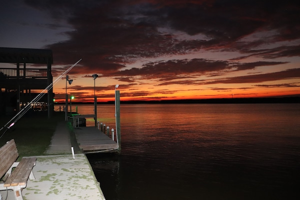 Summer sunrise from the pier