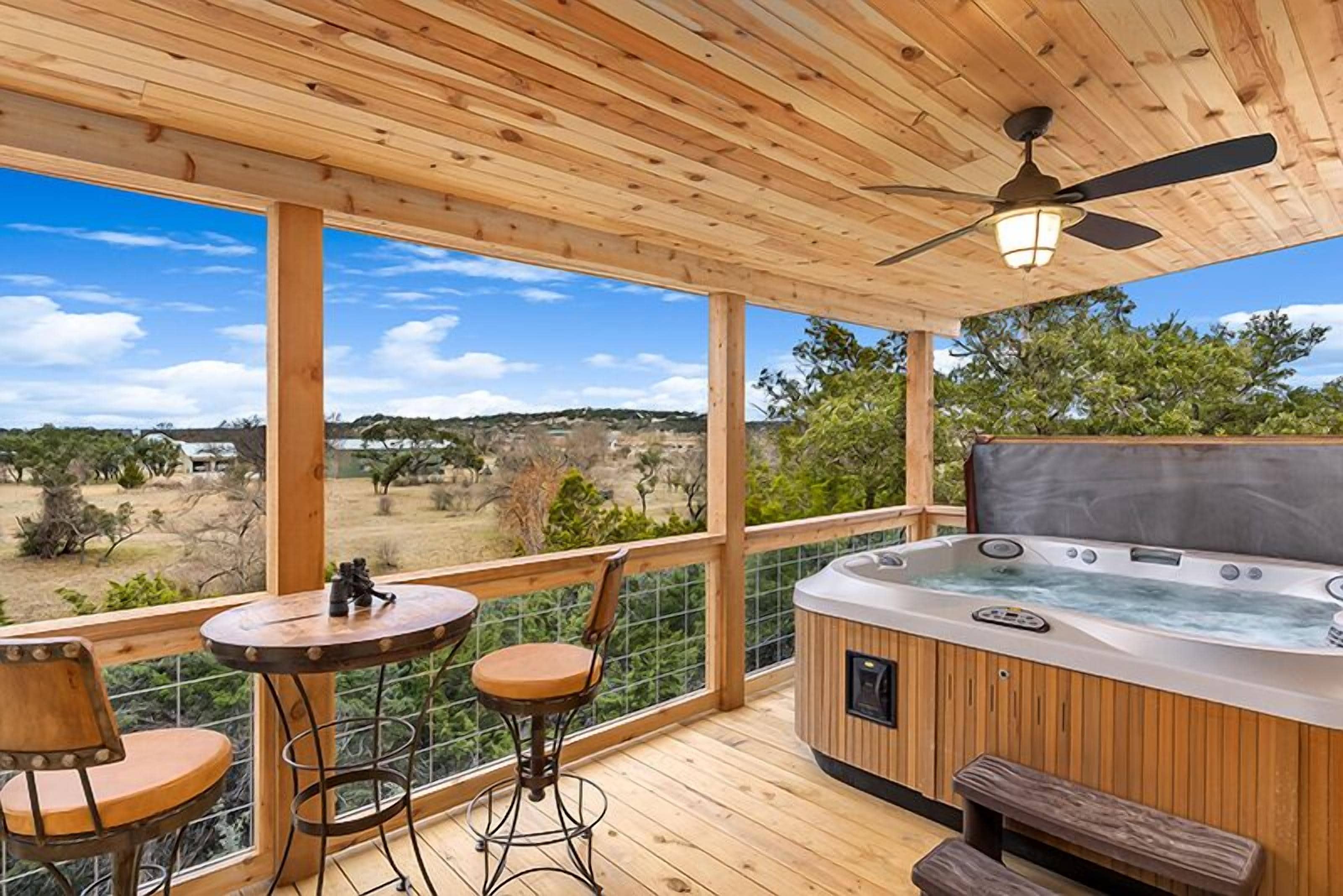 Idromassaggio all'aperto