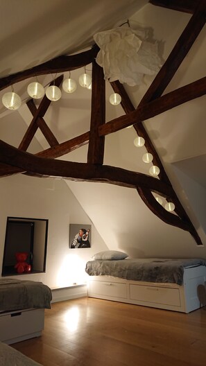 3 chambres, fer et planche Ă repasser, Wi-Fi, draps fournis