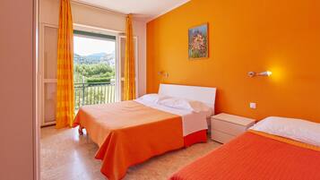 1 bedroom, travel crib, free WiFi, bed sheets