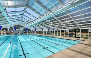 Indoor pool, outdoor pool