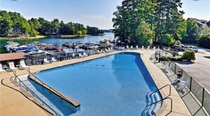 Indoor pool, outdoor pool