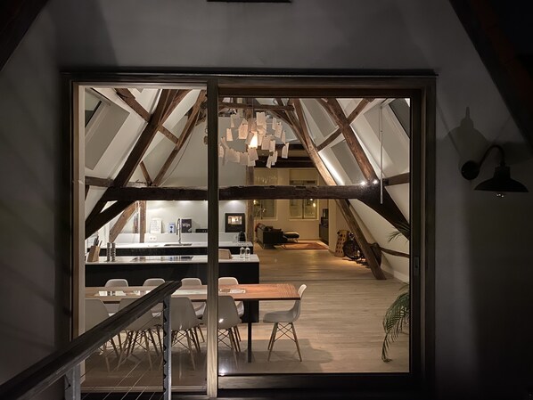 Penthouse Panoramique | Restauration dans la chambre