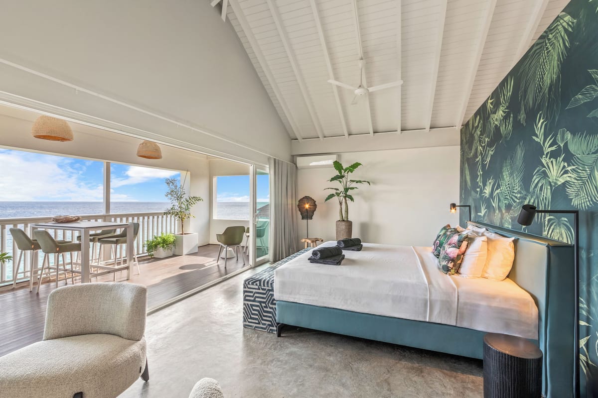 1 habitación y ropa de cama de alta calidad