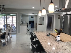 Interior - POOL,  FISH FROM THE DOCK, Newly renovated of entire house with new appliances. (Tampa)