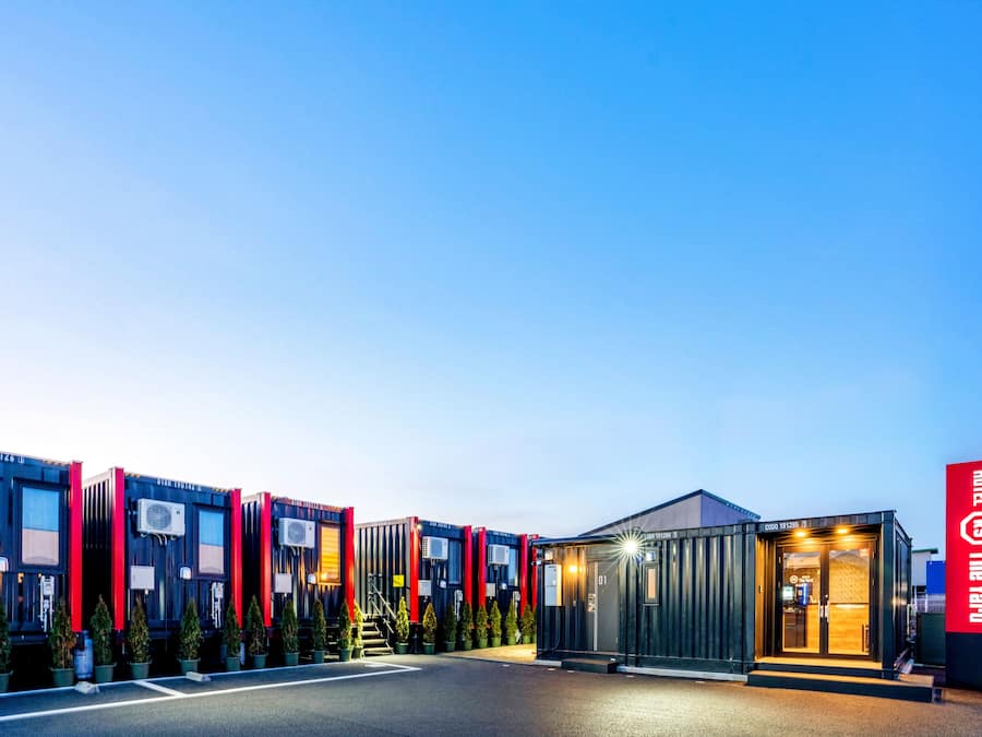 Façade de l’hébergement