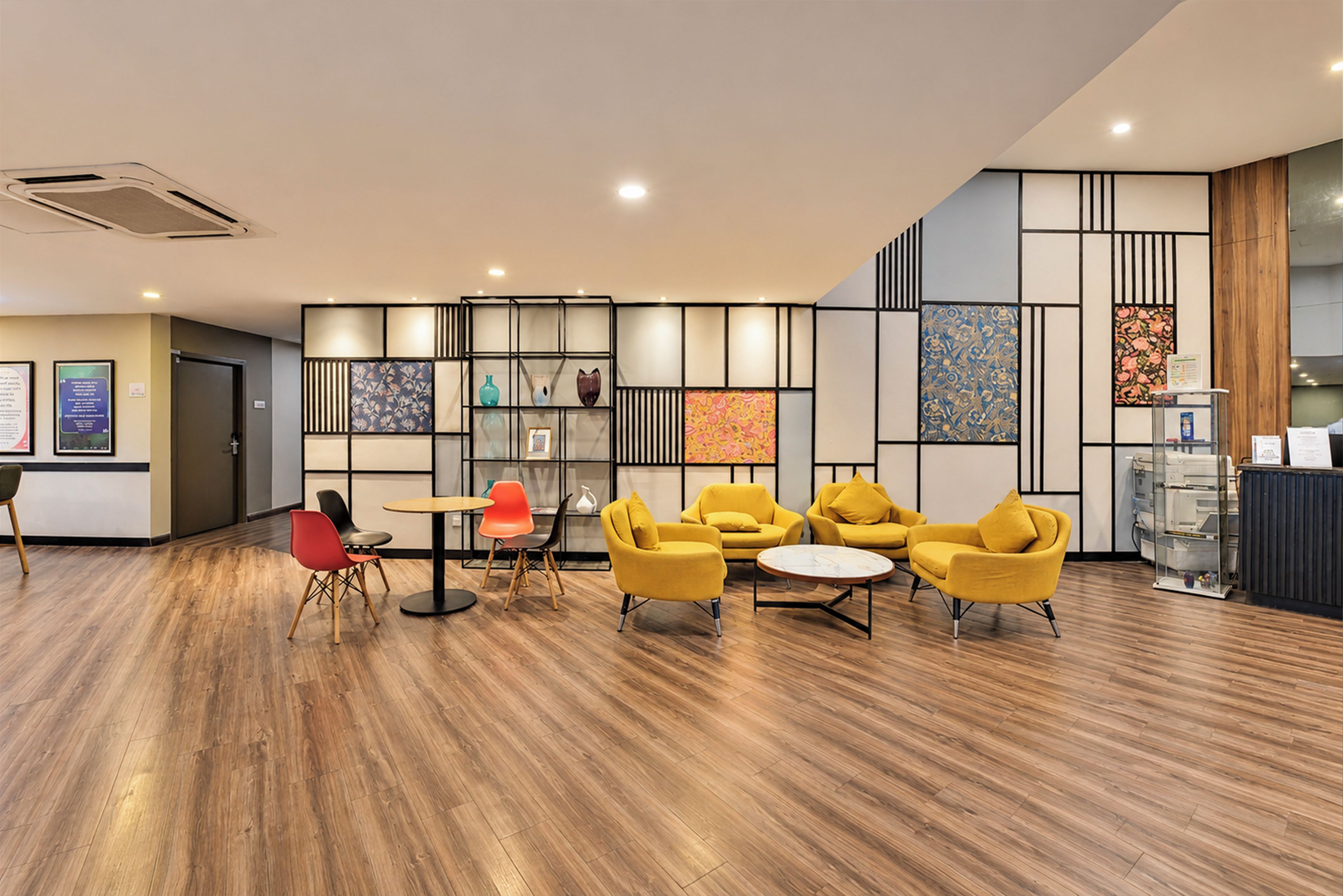 Lobby sitting area