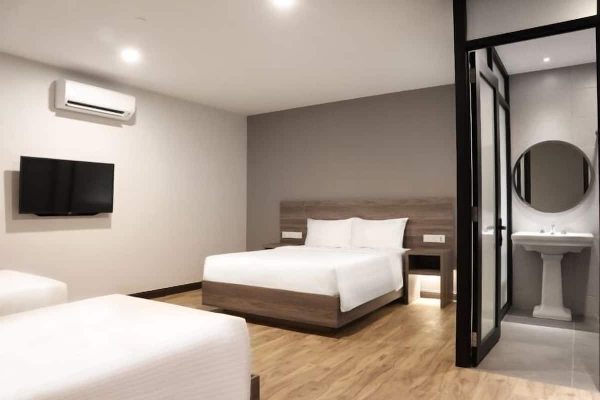 Escrivaninha, Wi-Fi de cortesia, roupa de cama