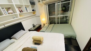 アパートメント | 1 室のベッドルーム、アイロン / アイロン台、WiFi (無料)