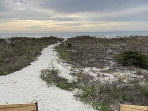 On the beach