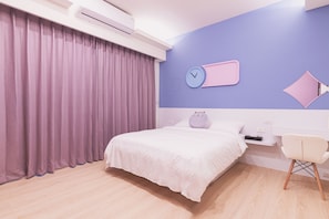 Double Room | Individually decorated, individually furnished, desk, blackout drapes