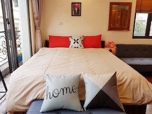 1 室のベッドルーム、アイロン / アイロン台