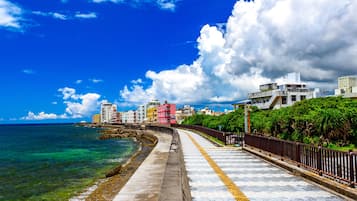 Staduitzicht vanuit accommodatie