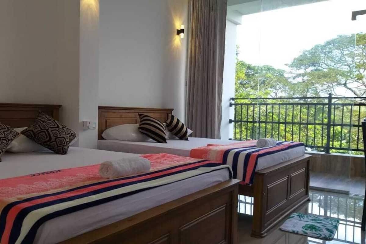 Family Triple Room, 3 Bedrooms, Non Smoking, River View | 5 bedrooms, individually furnished, desk, laptop workspace