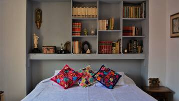 Down comforters, individually decorated, individually furnished