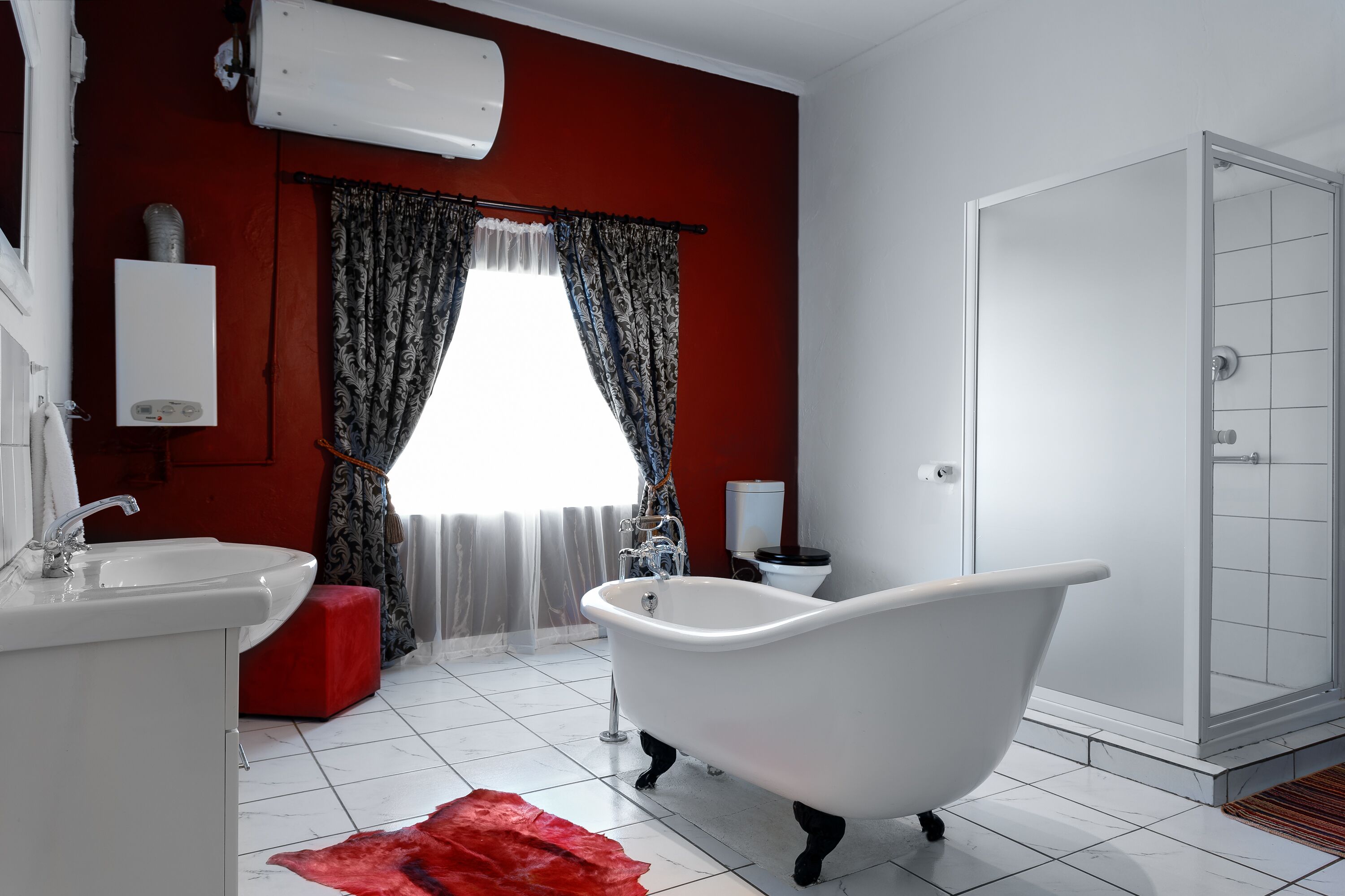 Cottage, 2 chambres | Salle de bain | Douche, douche à « effet pluie », serviettes fournies, savon