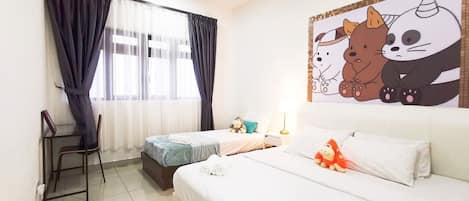 3 bedrooms, iron/ironing board, Internet, bed sheets