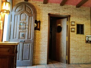 Interior - Located in the village: AA/CC electric fireplace wifi wifi hydro cabin pets allowed (La Paloma)