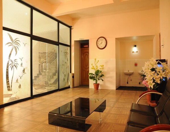 Sala de estar en el lobby